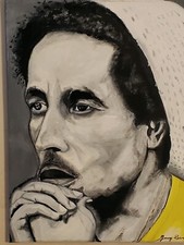 Bob Marley On Canvas 28 X 22