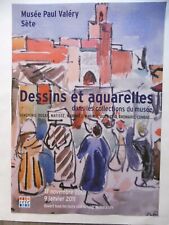 DESNOYER François AFFICHE ORIGINALE Orientalisme Séte 2010 Montauban Perpignan