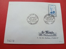 France - Enveloppe FDC en 1960 - Résistance - Leonce Vieljeux