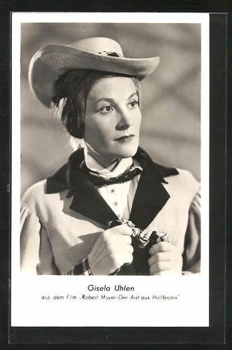 Postcard actress gisela - actress,