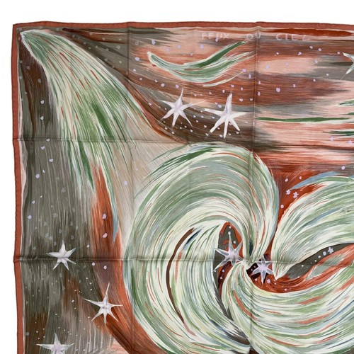 écharpe hermes carre feux - hermes,
