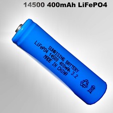 IFR 14500 400mAh 3,2V LiFePO4