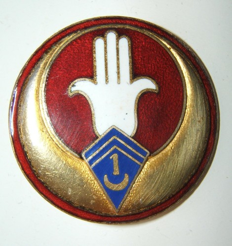 Insigne regiment de - 1°,
