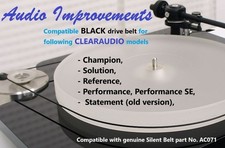 CLEARAUDIO Champion, Solution, Reference, Performance Belt by Audio Improvements
