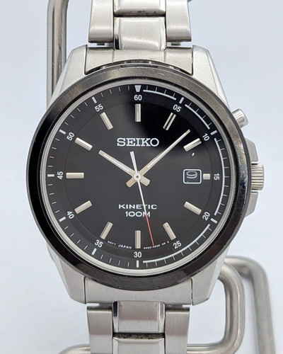 Seiko kinetic 100m 5m62 black - kinetic,