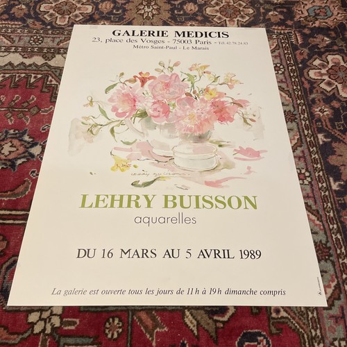 Lehry buisson affiche - lehry,