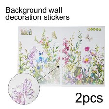 Fleur Autocollant Mural Herbe