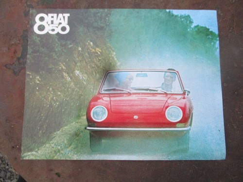 Fiat 850 spider catalogue - ,