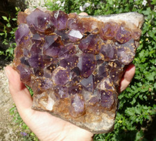 TOP! Amethyste & Goethite 13x12cm 2kg Uruguay minéral collection améthyste reiki