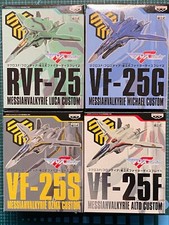 Lot 4 figurines Valkyries Macross Frontier VF-25F/G/S/RVF - Banpresto 2009