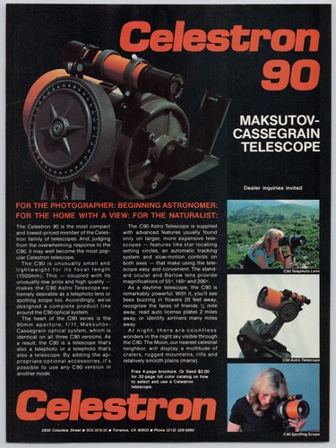 Celestron telescope - 90,