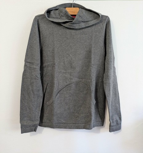 Sweat gris capuche coton - capuche,