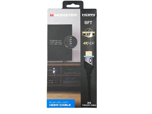 New monster blue led hdmi - led, ft