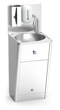 Lave mains inox sur pied