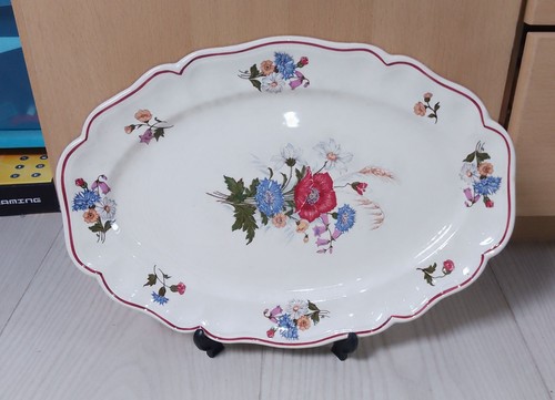 Grand plat ovale - ovale, faïence
