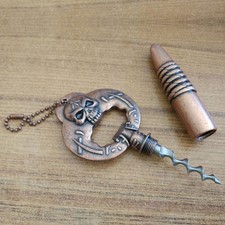 Bouteille en laiton rétro vin