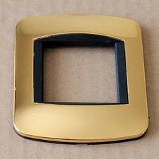 ARNOULD BTICINO 20790 - 1 Plaque simple métal noble - OR - 2 modules - LIVING