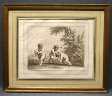 Gravure 1787 Bartolozzi  &