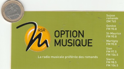 Autocollant radio option - , radio.