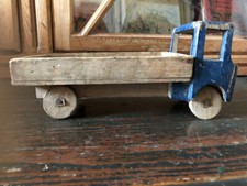 Ancien jouet en bois camion BE