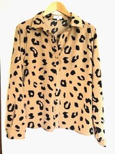 Chemisier léopard beige-camel
