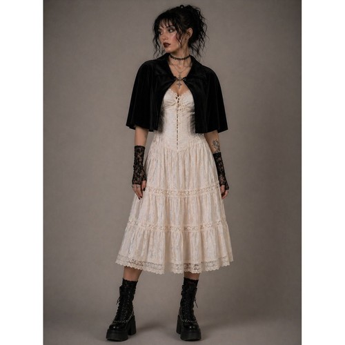 Vintage black velvet - vintage,