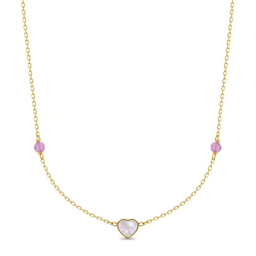 14k nacre coeur - 14k, or