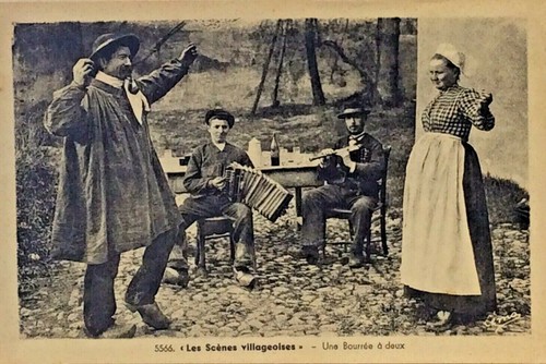 Cpa bourrée deux puy - bourrÉe, de
