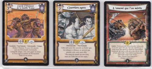 L5r lot cartes rares - 3,