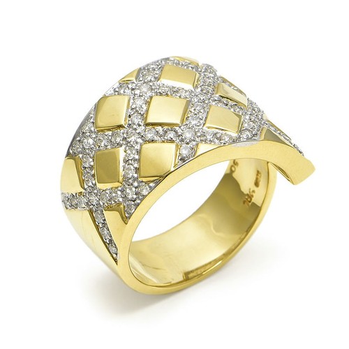 50ct bague diamant pavé - bague,