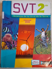 Livre : manuel de SVT de