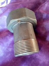 Raccord Collet Battu a Visser en Laiton 1" 1/4 pouce 3,5x5,5x8cm