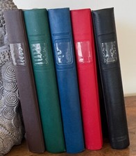 LINDNER Reliure Regular + 12 feuillets mobiles multi collection/ bandes (coloris