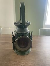 Ancienne lampe lanterne chemin de fer cheminot 1944 Eastgate & son Militaire WW2