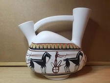 Vase XXe Inspiration grecque - Faïencerie de la Baie du Mont Saint Michel, Saint