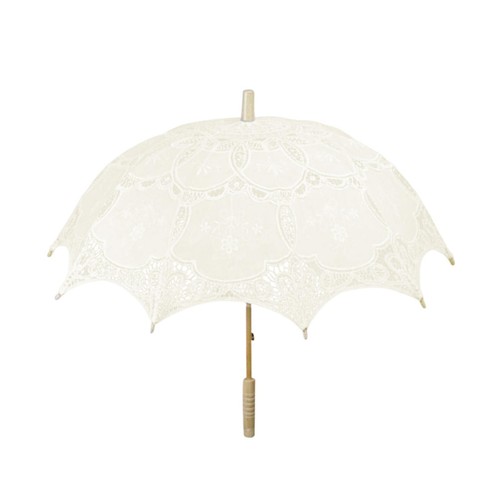 Parapluie dentelle brodée - parapluie,