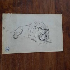 Dessin Ancien Animalier Fond