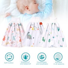 Lot De 2 Couches Lavables Pour Bébé 3 Couches En Coton Pour Nourrisson.