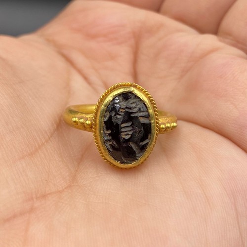 Ancienne bague romaine or - en,