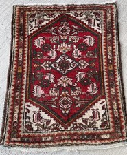 Tapis 8ox60cm Hamedän Irän Laine Noué Teppe Teppich Rugs Carpet Tappeto Alfombra