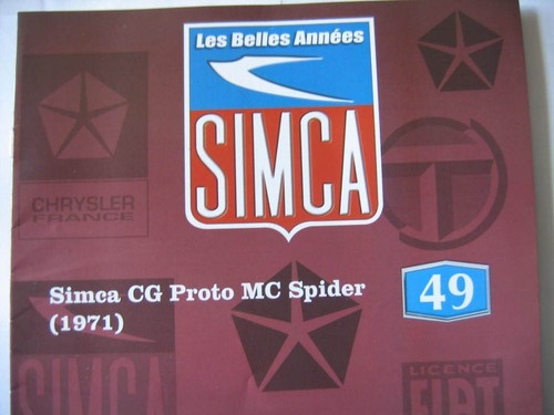 Fascicule booklet simca cg - booklet,