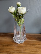 Grand vase en cristal d’art signé Vannes