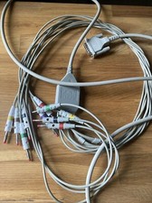 Câble ECG 10 voies - EKG Kabel 10 adr. EU 4mm connecteurs bananes