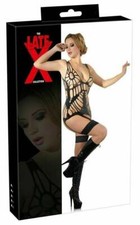 Guêpière ajourée en latex