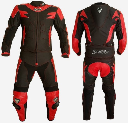 Combinaison moto cuir - combinaison, en