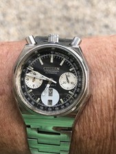 Citizen Bullhead  Octogonal Vintage Chronograph 8110 Auto Magnifique