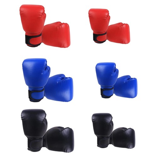 Gants boxe cuir pu - gants,