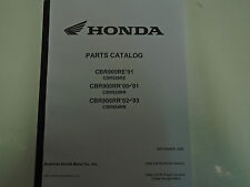 2002 2003 Honda CBR900 954RR Parties Catalogue Manuel Livre Tout Neuf