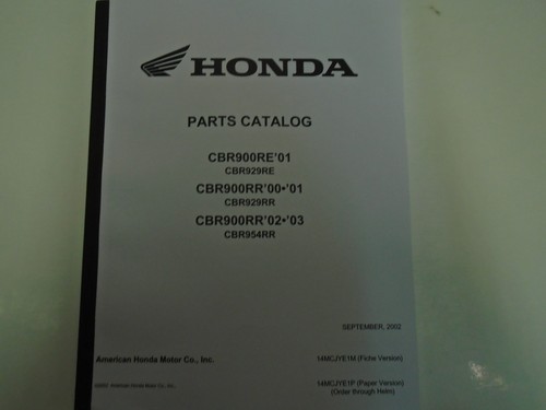2002 2003 honda cbr900 954rr - 2003,
