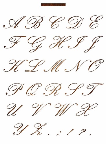 Pochoir lettre plastique - pochoir, a4